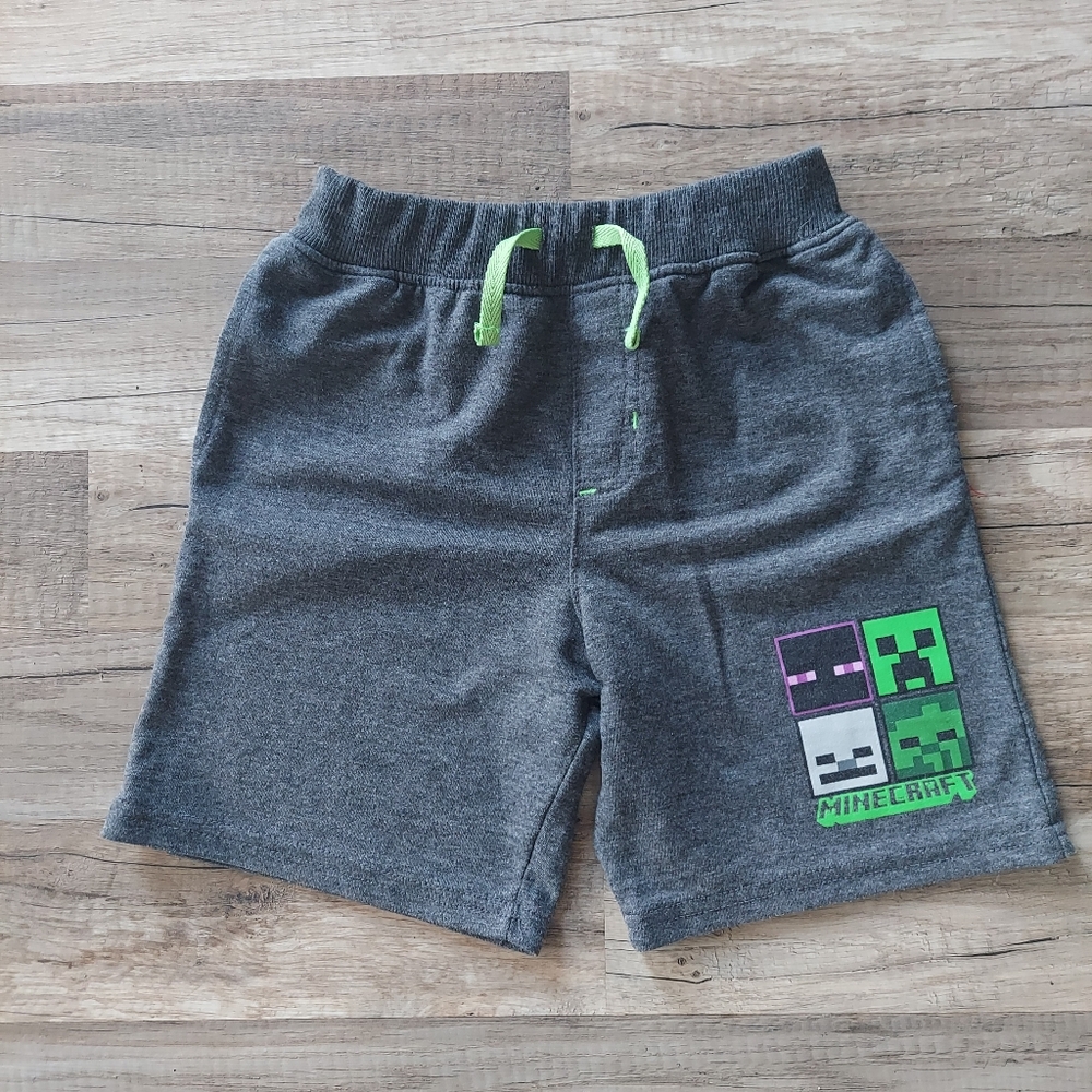 Minecraft & Nike Knit Shorts Small 6/7 - Picture 5 of 13